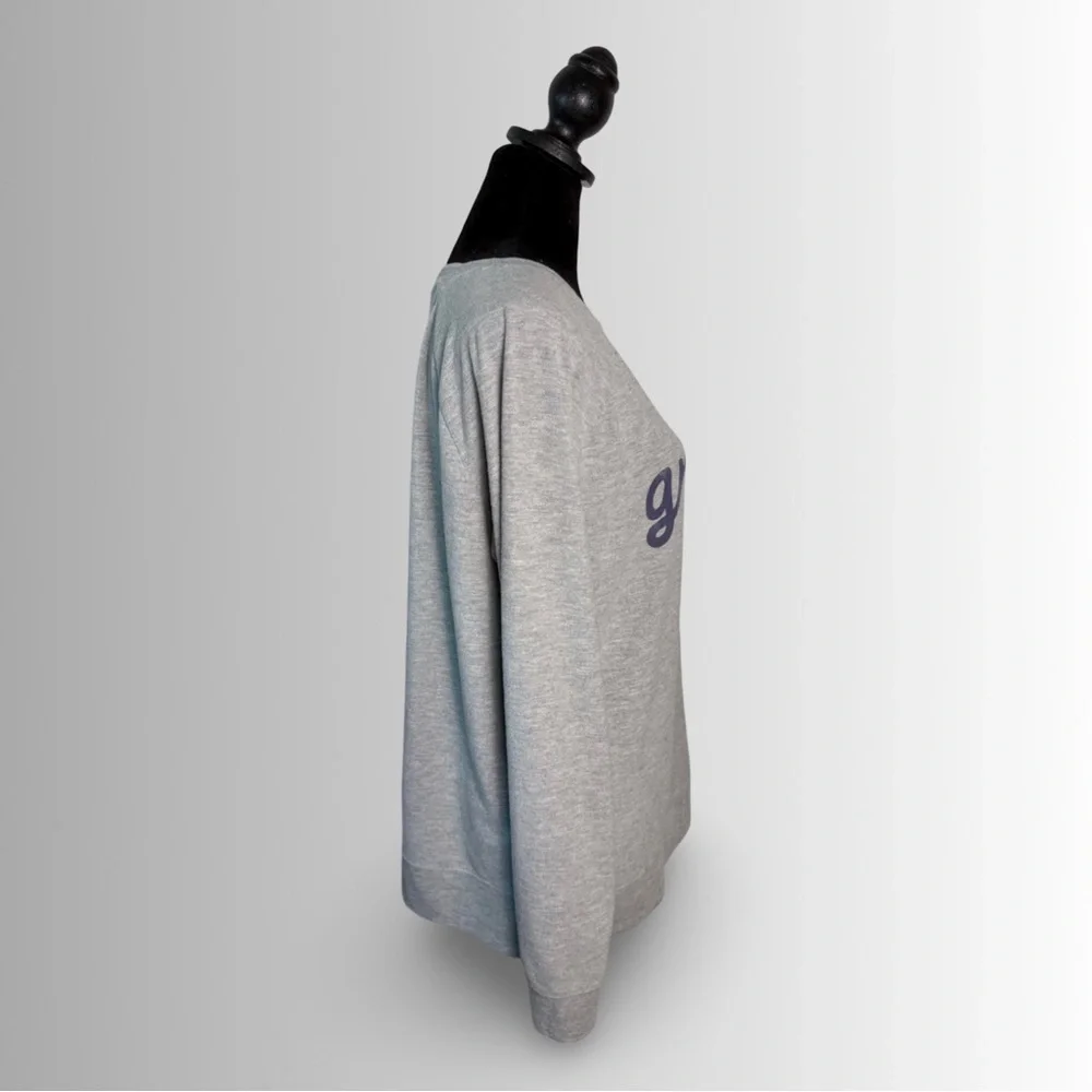 Grayson Threads Gray Crewneck Sweatshirt, Grateful, Size XL - Picture 6 of 11